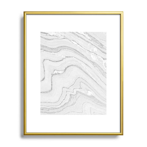 Rebecca Allen Fresh Marble Metal Framed Art Print