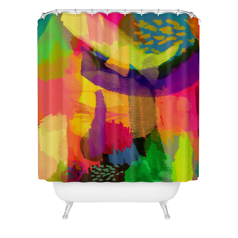 Rebecca Allen Fruits Shower Curtain
