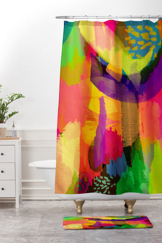 Rebecca Allen Fruits Shower Curtain And Mat