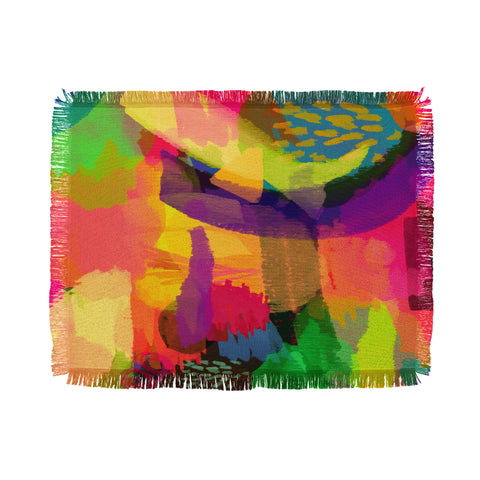 Rebecca Allen Fruits Throw Blanket