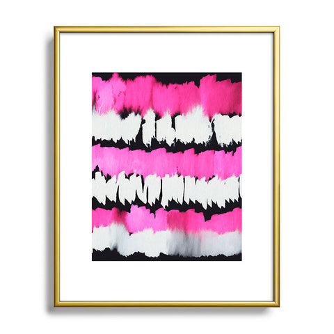 Rebecca Allen Glamour Spill Metal Framed Art Print