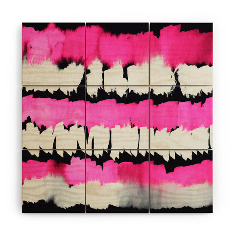 Rebecca Allen Glamour Spill Wood Wall Mural