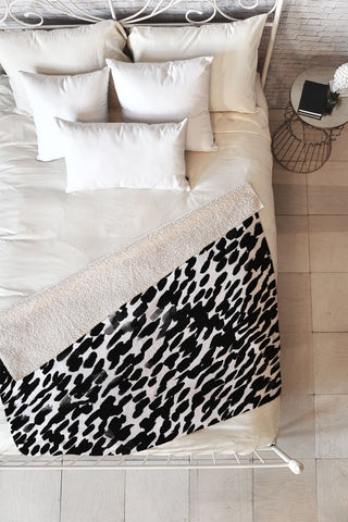 Rebecca Allen I Got it in Paris Darling Fleece Throw Blanket