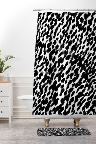 Rebecca Allen I Got it in Paris Darling Shower Curtain And Mat