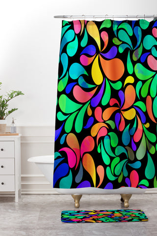 Rebecca Allen In Rio Shower Curtain And Mat