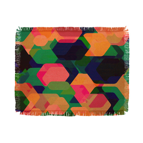 Rebecca Allen In The Land Of A Thousand Suns Throw Blanket