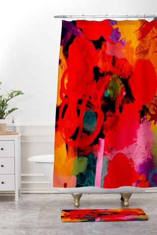 Rebecca Allen Joy Joy Shower Curtain And Mat