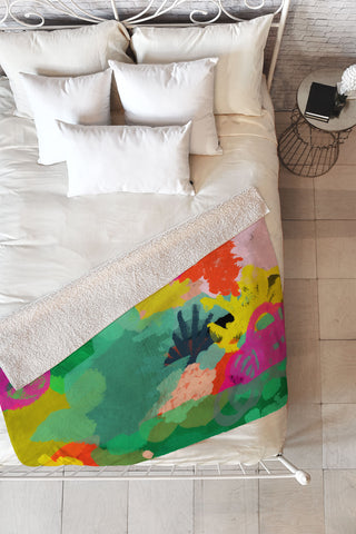 Rebecca Allen L Automne Fleece Throw Blanket