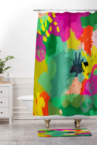 Rebecca Allen L Automne Shower Curtain And Mat