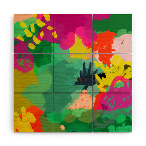 Rebecca Allen L Automne Wood Wall Mural