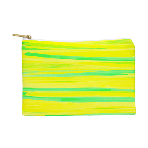 Rebecca Allen Lime Strokes Pouch