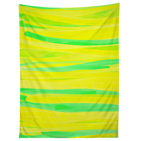Rebecca Allen Lime Strokes Tapestry