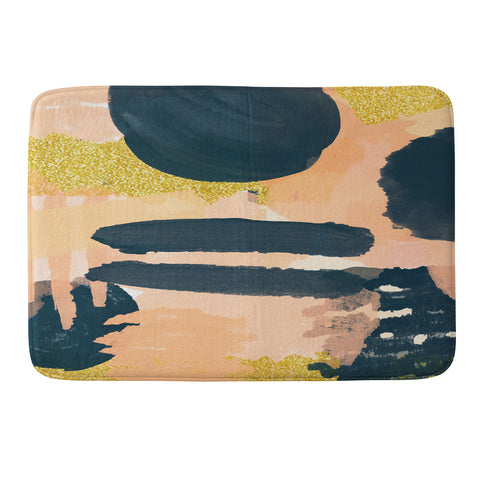 Rebecca Allen Lunch With Audrey Hepburn Memory Foam Bath Mat