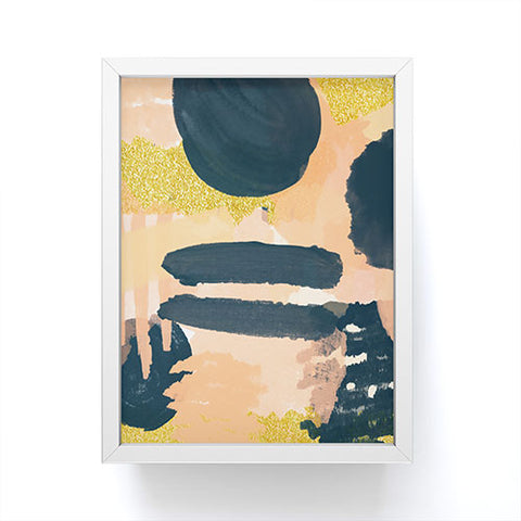 Rebecca Allen Lunch With Audrey Hepburn Framed Mini Art Print