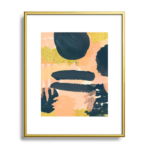 Rebecca Allen Lunch With Audrey Hepburn Metal Framed Art Print