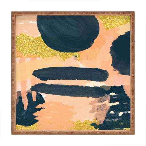 Rebecca Allen Lunch With Audrey Hepburn Square Tray