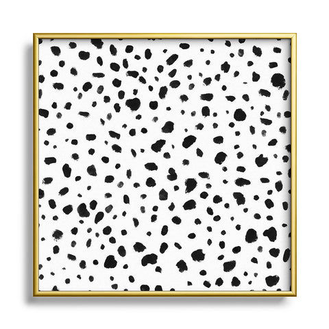 Rebecca Allen Miss Monroes Dalmatian Metal Square Framed Art Print