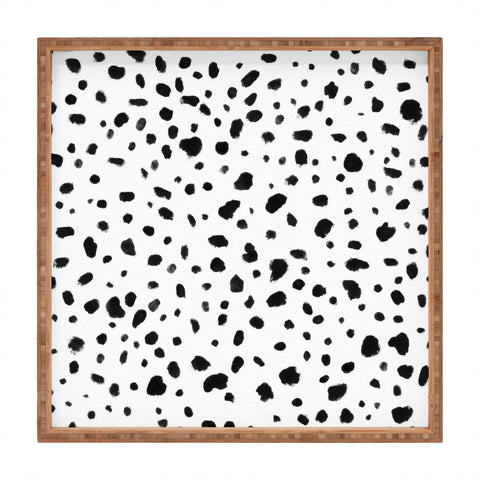 Rebecca Allen Miss Monroes Dalmatian Square Tray