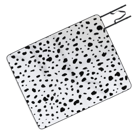 Rebecca Allen Miss Monroes Dalmatian Picnic Blanket