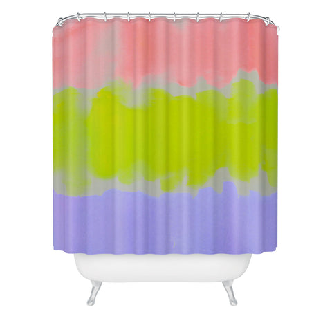 Rebecca Allen Night Atlas Shower Curtain