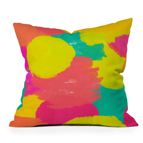 Rebecca Allen Oh Happy Day Throw Pillow