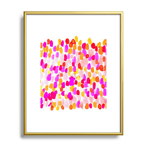 Rebecca Allen On Paper Metal Framed Art Print