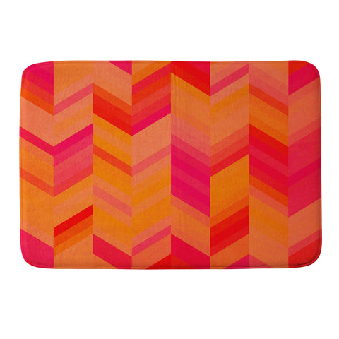 Rebecca Allen Orange Quest Memory Foam Bath Mat