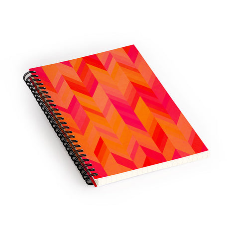 Rebecca Allen Orange Quest Spiral Notebook