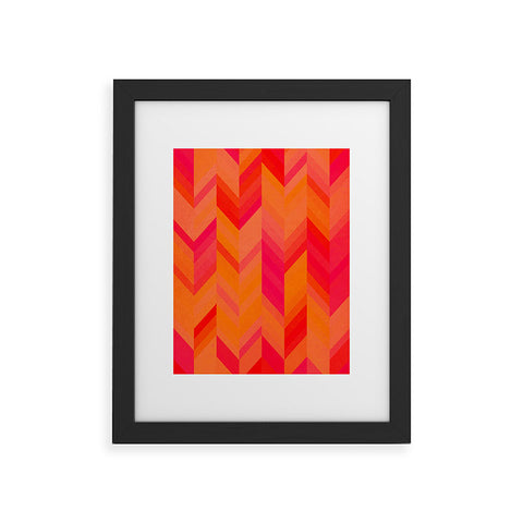 Rebecca Allen Orange Quest Framed Art Print