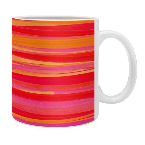Rebecca Allen Orange Strokes Coffee Mug