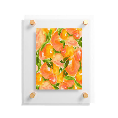 Rebecca Allen Our Summer Garden Floating Acrylic Print