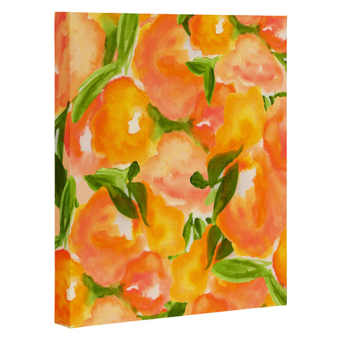Rebecca Allen Our Summer Garden Art Canvas