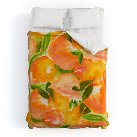 Rebecca Allen Our Summer Garden Duvet Cover
