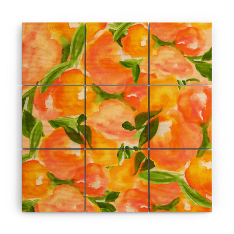 Rebecca Allen Our Summer Garden Wood Wall Mural