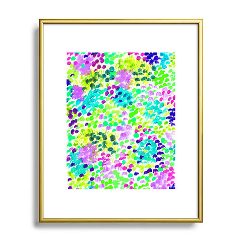 Rebecca Allen Overgrown Metal Framed Art Print