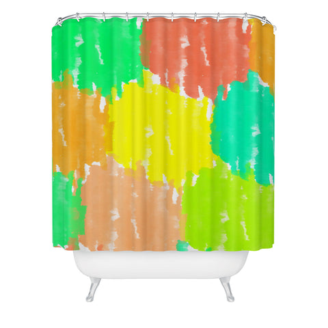 Rebecca Allen Pastel Dreams Shower Curtain