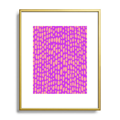 Rebecca Allen Pebble Beach Wild Metal Framed Art Print