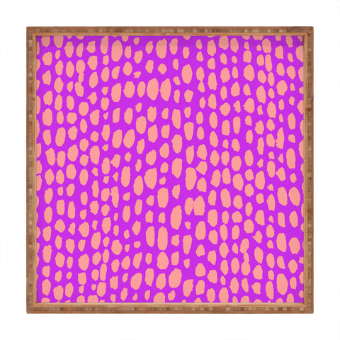 Rebecca Allen Pebble Beach Wild Square Tray