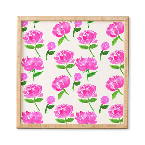 Rebecca Allen Peonies in Bloom Framed Wall Art