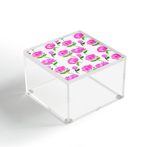 Rebecca Allen Peonies in Bloom Acrylic Box
