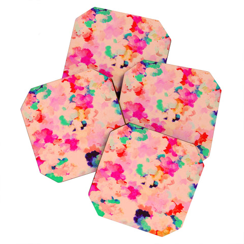 Rebecca Allen Petals And Promises Coaster Set