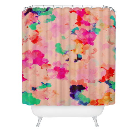 Rebecca Allen Petals And Promises Shower Curtain