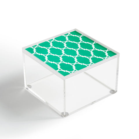 Rebecca Allen Pillow Talk Turquoise Acrylic Box