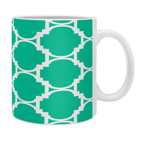 Rebecca Allen Pillow Talk Turquoise Coffee Mug