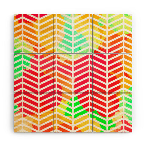 Rebecca Allen Pink Bliss Wood Wall Mural