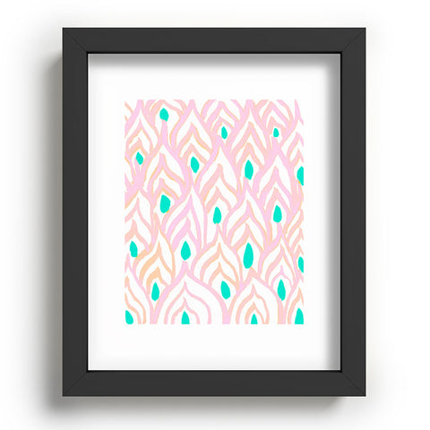 Rebecca Allen Princess Peacock Recessed Framing Rectangle