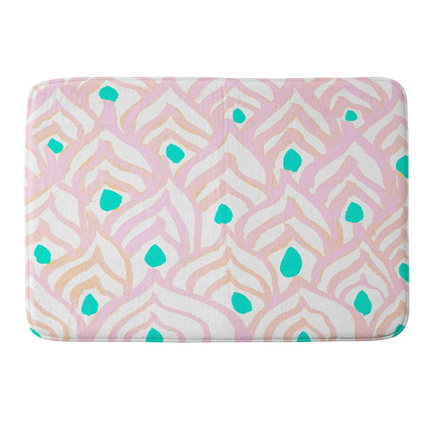 Rebecca Allen Princess Peacock Memory Foam Bath Mat