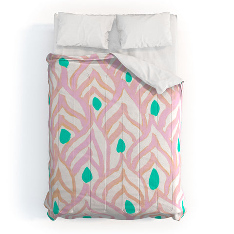 Rebecca Allen Princess Peacock Comforter