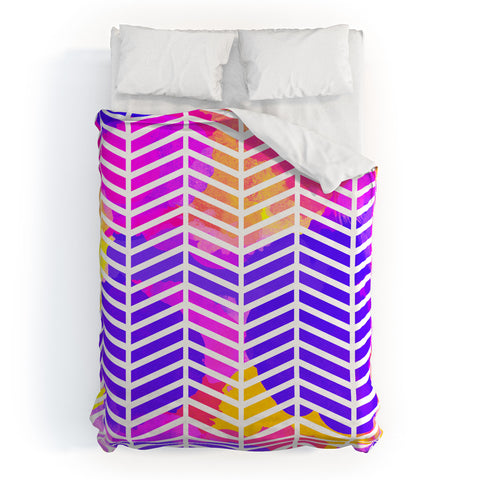 Rebecca Allen Purple Bliss Duvet Cover