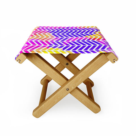 Rebecca Allen Purple Bliss Folding Stool
